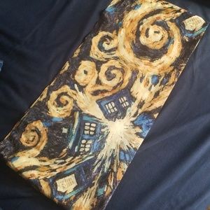 Doctor Who Van Gogh Exploding Tardis Scarf
